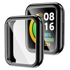 Per Xiaomi Redmi Watch 2 Caso completamente recintato con pellicola protettiva (nero)