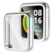 Per Xiaomi Redmi Watch 2 Custodia completamente chiusa con pellicola protettiva (argento)