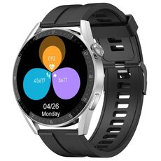 DT3 MAX 1,36 pollice in silicone orologio da orologio in silicone schermo intelligente (argento)