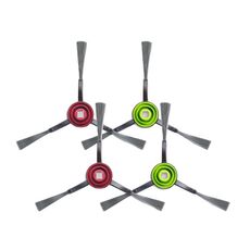 2 coppie accessori per pennelli bordo per ecovacs deebot x1
