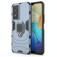 Per vivo Y76S 5G PC Antiurto-Antiurto + Cassa del telefono TPU (blu navy)