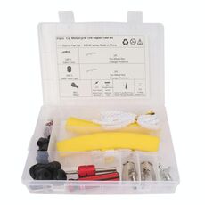 A3546 31 in 1 kit di strumenti di riparazione pneumatici auto con coperchio protettivo giallo