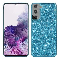 Per Samsung Galaxy S22 Ultra 5G Letter Powder Powder TPU Telefono protettivo (blu)
