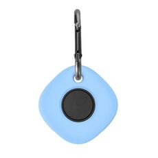2 PCS Cassa protettiva in silicone tracker per Samsung Galaxy SmartTag (Sky-Blue)