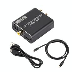 YP018 Digital to Audio Audio Converter Host + cavo USB + cavo in fibra ottica