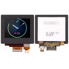 Schermo LCD originale e assemblaggio completo del digitalizzatore per Fitbit Black