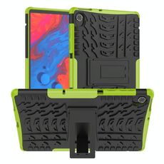 Per Lenovo M10 Plus / Tab TPU K10 Texture TPU + PC Tablet Case (verde)