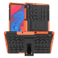 Per Lenovo M10 Plus / TAB K10 Pneumatico Texture TPU + PC Case Tablet (arancione)
