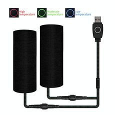 ZH-974D1 Controllo della temperatura a 3 livelli Gancio per moto e fissaggio a circuito a loop Grip riscaldato intelligente