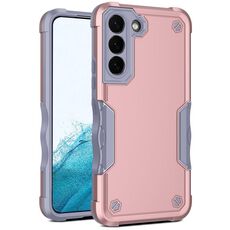 Per Samsung Galaxy S22 5G Cassa del telefono dell'armatura antiscivolo (oro rosa)