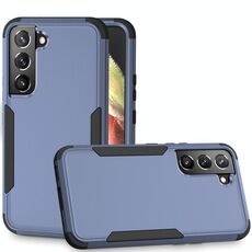 Per Samsung Galaxy S22 5G TPU + Cassa del telefono antiurto PC (Royal Blue + Black)