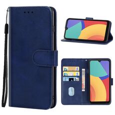 Per Alcatel 1L Pro 2021 Custodia per telefono in pelle (blu)