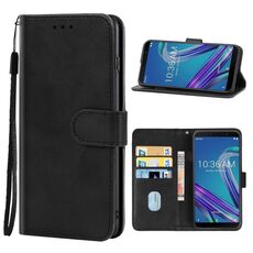 Custodia per cellulare in pelle per Asus Zenfone Max Pro ZB602KL (nero)