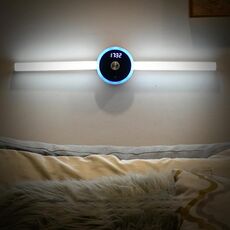 DMK-025 Smart Cabinet Lampada da cucina Specchio da cucina Lampada frontale, Specifica: orologio a mano