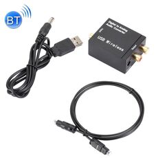 YP028 Bluetooth Digital con convertitore audio analogico a analogico, specifica: host + cavo USB + cavo in fibra ottica