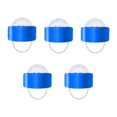 5 pezzi D2 LED Lampeggiante Finger Light Stage Small Magic Ball Flash (Blue)