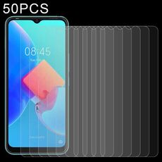 50 PCS 0.26mm 9h 2,5D film in vetro temperato per Tecno Spark Go 2022