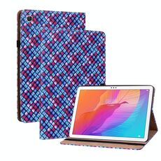 Per Huawei Matepad T 10s / godono del tablet 2 custodia del tablet di cuoio del tessuto di colore con supporto (blu)