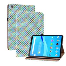 Per Lenovo Tab M8 HD TB-8505F 8.0 Custodia in pelle per tessitura a colori in pelle con supporto (arcobaleno)