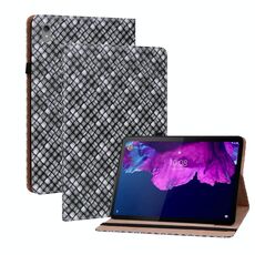 Per Lenovo Tab P11 TB-J606F Custodia per tavoletta in pelle con tessere con supporto (nero)