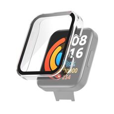 Per Xiaomi Redmi Watch 2 Lite PC + custodia protettiva in vetro temperato (bianco trasparente)