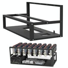 GR-8K605 Apri chassis 6 card 8 carta Staffa fissa (nero)