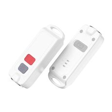AF-2002 130DB Allarme Anti-Wolf Allarme Autodifesa Dispositivo di autodifesa con luce di angoscia (bianco)