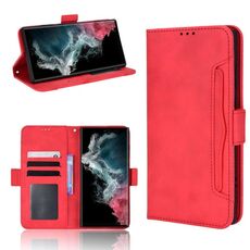Per Samsung Galaxy S22 Ultra 5G Skin Self Case del cellulare del modello del vitello (rosso)