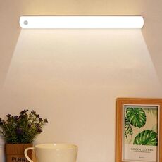Lampada da induzione del corpo umano del cabinet di ricaricabile magnetico, specifica: 900 mAh con interruttore 35 cm (luce bianca)