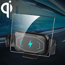 Solto di ricarica wireless S15 15W QI Magnetic Car per telefono a schermo pieghevole (nero)