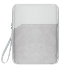 7,9-8.4 pollici pelle di pecora universale + sacchetto di stoccaggio portatile in tessuto Oxford (grigio chiaro)