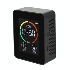 XY-T01 3 in 1 Umidità della temperatura e rivelatore di qualità dell'aria CO2, sensore a infrarossi (nero)