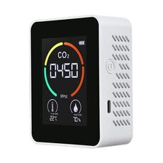 XY-T01 3 in 1 Umidità della temperatura e rivelatore di qualità dell'aria CO2, sensore a infrarossi (bianco)