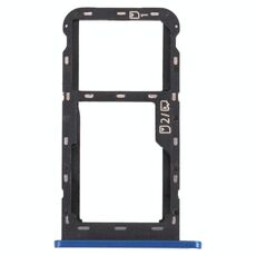 Vassoio della scheda SIM + vassoio della scheda micro SD per ZTE BLADE A51 (blu)
