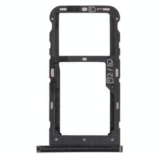 Vassoio della scheda SIM + vassoio della scheda SIM / vassoio di scheda micro SD per ZTE BLADE V10 VITA (nero)