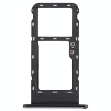 Vassoio della scheda SIM + vassoio della scheda micro SD per ZTE BLADE V2020 Smart (nero)
