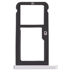 Vassoio della scheda SIM + vassoio della scheda micro SD per ZTE BLADE ZMAX PRO / Z981 (argento)