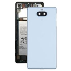 Per Sony Xperia 8 Cover posteriore della batteria con cornice centrale e copriobiettivo della fotocamera (verde)