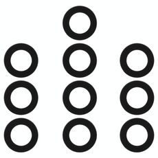 10 PCS Obiettivo per fotocamera posteriore per Sony Xperia XZ2 Compact / Xperia XZ2 / Xperia XZ3