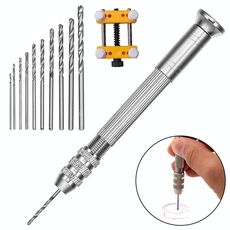 Pick Pick + Supporto in acciaio + 10 Punti di alluminio SLLOY SLLOY Drill Punch Punch