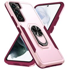 Per Samsung Galaxy S22 + 5G PIONEER ARMOR Heavy Duty PC + porta cellulare TPU (rosa)