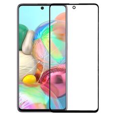Per Samsung Galaxy A71 Lente in vetro esterno dello schermo anteriore con adesivo otticamente trasparente OCA