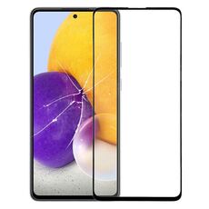 Per Samsung Galaxy A72 Lente in vetro esterno dello schermo anteriore con adesivo otticamente trasparente OCA