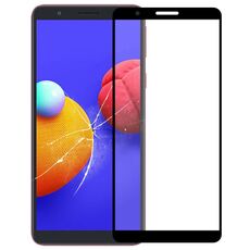 Per Samsung Galaxy A01 Core / A013 Lente in vetro esterno dello schermo anteriore con adesivo otticamente trasparente OCA