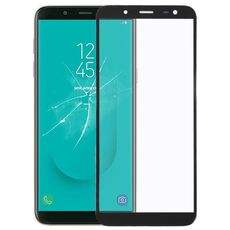 Per Samsung Galaxy J6 / J600 Lente in vetro esterno dello schermo anteriore con adesivo otticamente trasparente OCA