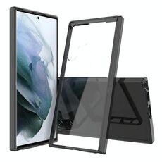 Per Samsung Galaxy S22 Ultra 5G antiurto antiurto Immobile TPU + Cassa del telefono acrilico (nero)
