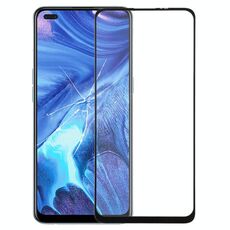 Per OPPO Reno4 Lente in vetro esterno dello schermo anteriore con adesivo otticamente trasparente OCA