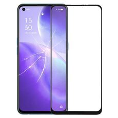 Per OPPO Reno5 Lente in vetro esterno dello schermo anteriore con adesivo otticamente trasparente OCA