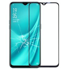Per OPPO R15X / K1 Lente in vetro esterno dello schermo anteriore con adesivo otticamente trasparente OCA