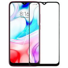 Lente in vetro esterno dello schermo anteriore con adesivo otticamente trasparente OCA per Xiaomi Redmi 8A / Redmi 8